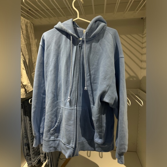 TNA COZY FLEECE BOYFRIEND ZIP UP (oversized) - Picture 1 of 3